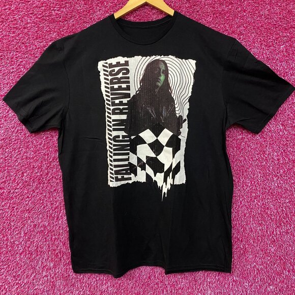 Falling In Reverse 21 Chequered Rock Band T-Shirt XL - Picture 1 of 4
